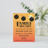 Wiedersehen-Einladung Einladungspostkarte (Stehend Vorderseite)