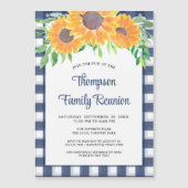 Wiedersehen-Einladung für benutzerdefinierte Sonne Magneteinladung (Vorderseite)