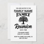 Wiedersehen-Einladung für benutzerdefinierte Stamm Einladung (Vorderseite)