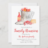 Wiedersehen-Einladung für Crawfish-Bob Einladung (Vorderseite)