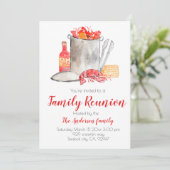 Wiedersehen-Einladung für Crawfish-Bob Einladung (Stehend Vorderseite)