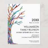 Wiedersehen-Einladung für eine Familie von Haushal (Vorderseite)