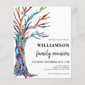 Wiedersehen-Einladung für eine Familie von Haushal Flyer (Vorne)