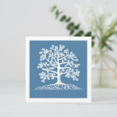 Wiedersehen-Einladung für Familienbaum Karte (Stehend Vorderseite)