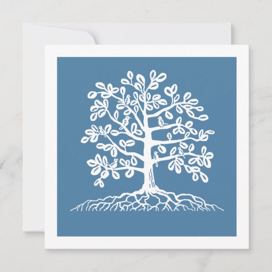 Wiedersehen-Einladung für Familienbaum Karte (Vorderseite)