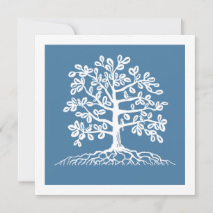 Wiedersehen-Einladung für Familienbaum Karte