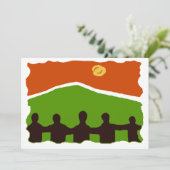 Wiedersehen-Einladung für Familienbetriebe Einladung (Stehend Vorderseite)