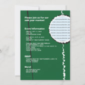 Wiedersehen-Einladung für Retro Green Class Einladung (Rückseite)