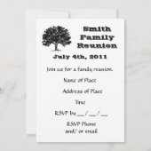 Wiedersehen-Einladung mit Umschlag Einladung (Rückseite)