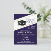 Wiedersehen-Einladung Postkarte (Stehend Vorderseite)