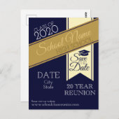 Wiedersehen Einladung Postkarte (Vorne/Hinten)