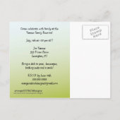 Wiedersehen-Einladung Postkarte (Rückseite)