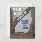 Wiedersehen Einladung Rustikaler Urlaub am See (Vorderseite)