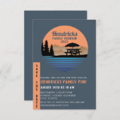 Wiedersehen-Einladung Save The Date (Vorne/Hinten)