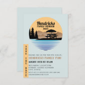 Wiedersehen-Einladung Save The Date (Vorne/Hinten)