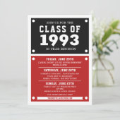 Wiedersehen-Einladung | WIEDERSEHEN Einladung (Stehend Vorderseite)