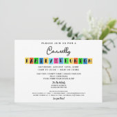 Wiedersehen-Einladung zu Party-Produktfamilie für  Einladung (Stehend Vorderseite)