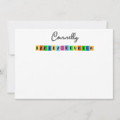 Wiedersehen-Einladung zu Party-Produktfamilie für  Einladung (Rückseite)