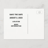 Wiedersehen-Einladungen Ankündigungspostkarte (Rückseite)