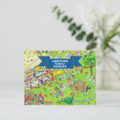 Wiedersehen-Einladungen Ankündigungspostkarte (Stehend Vorderseite)