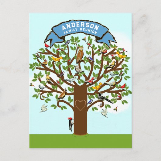 Wiedersehen-Einladungen Ankündigungspostkarte (Vorderseite)