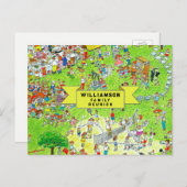 Wiedersehen-Einladungen Ankündigungspostkarte (Vorne/Hinten)