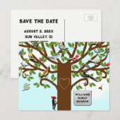 Wiedersehen-Einladungen Ankündigungspostkarte (Vorne/Hinten)