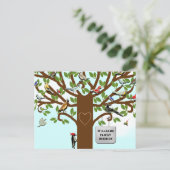 Wiedersehen-Einladungen Ankündigungspostkarte (Stehend Vorderseite)