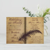 Wiedersehen-Einladungen für Familien - klassisches Einladung (Stehend Vorderseite)