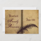 Wiedersehen-Einladungen für Familien - klassisches Einladung (Rückseite)