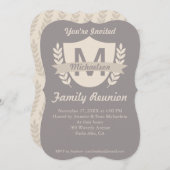 Wiedersehen-Einladungen für kundenspezifische Wapp Einladung (Vorne/Hinten)