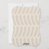 Wiedersehen-Einladungen für kundenspezifische Wapp Einladung (Rückseite)