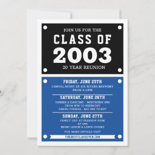 Wiedersehen-Einladungen für Schulen WIEDERSEHEN Einladung