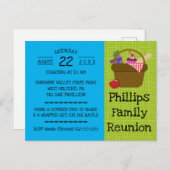 Wiedersehen Einladungspostkarte (Vorne/Hinten)