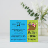 Wiedersehen Einladungspostkarte (Stehend Vorderseite)