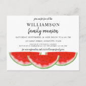 Wiedersehen Einladungspostkarte (Vorderseite)