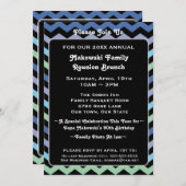 Wiedersehen, Ereignis oder Party Einladung eines Z (Vorne/Hinten)