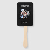 Wiedersehen Event-Zeitplan für Pig Mascot-Familie Fächer (Vorderseite)