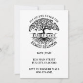 Wiedersehen Family Roots Family Tree Einladung (Vorderseite)