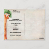 Wiedersehen Family Tree Einladung Postkarte (Rückseite)