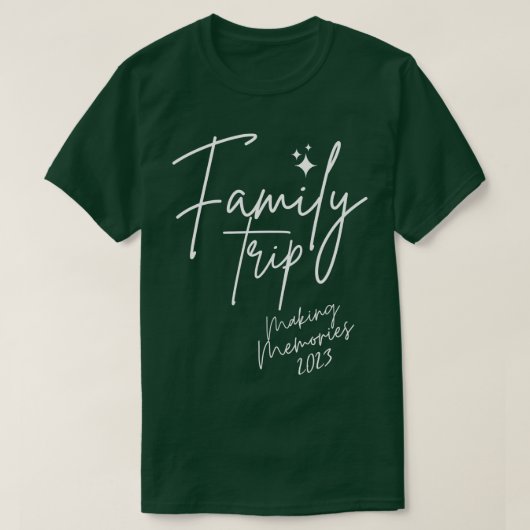 Wiedersehen Family Trip 2023 Erinnerungen Urlaub m T-Shirt (Design vorne)