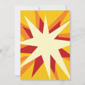 Wiedersehen, Family Wiedersehen, Party Comic Book Einladung (Rückseite)