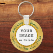 Wiedersehen-Favoriten der Personalisierten und gol Schlüsselanhänger (Rückseite)