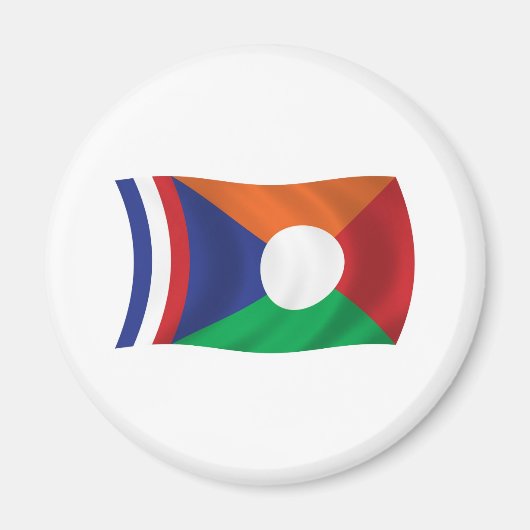 Wiedersehen Flag Magnet (Vorne)