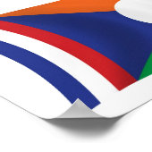 Wiedersehen Flag Poster Print (Ecke)