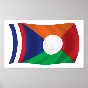 Wiedersehen Flag Poster Print