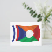 Wiedersehen Flag Postkarte (Stehend Vorderseite)