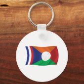 Wiedersehen Flag Schlüsselanhänger (Vorderseite)