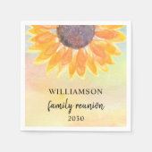 Wiedersehen Floral Serviette (Vorderseite)