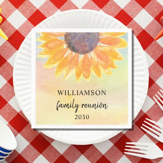 Wiedersehen Floral Serviette